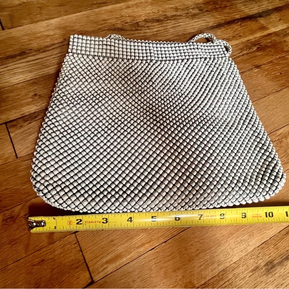 VTG Beaded Clutch Purse 1940s - Alumesh Beaded Whiting and Davis Purse. - Picture 9 of 11